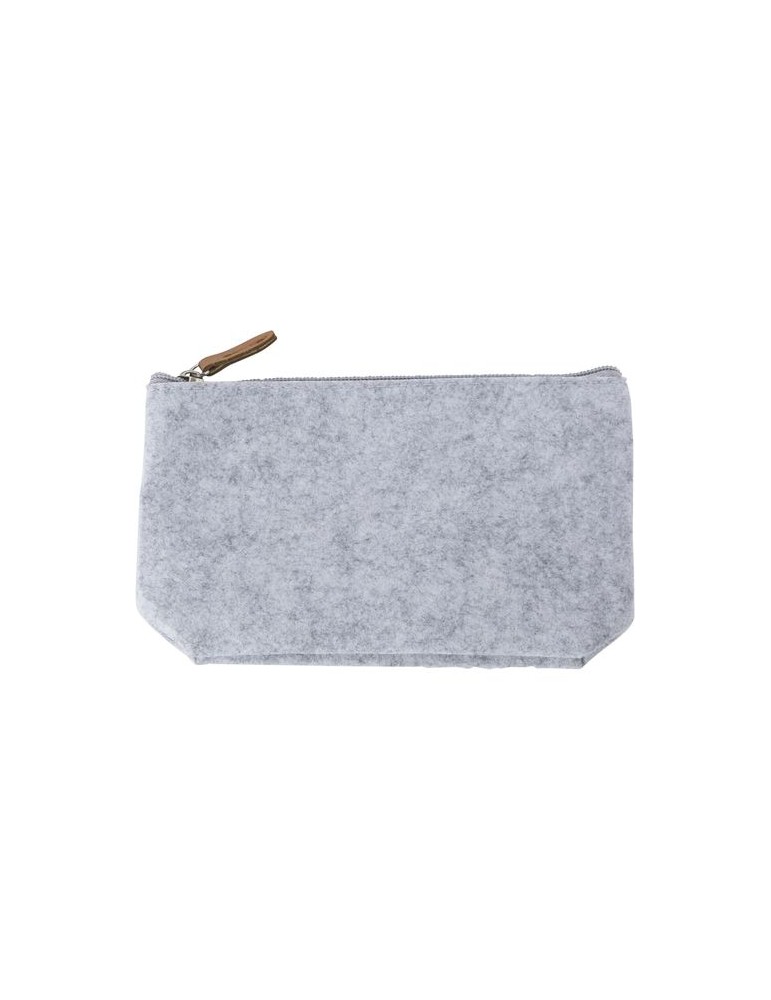 Trousse de toilette  en feutre rPET personnalisée pas cher