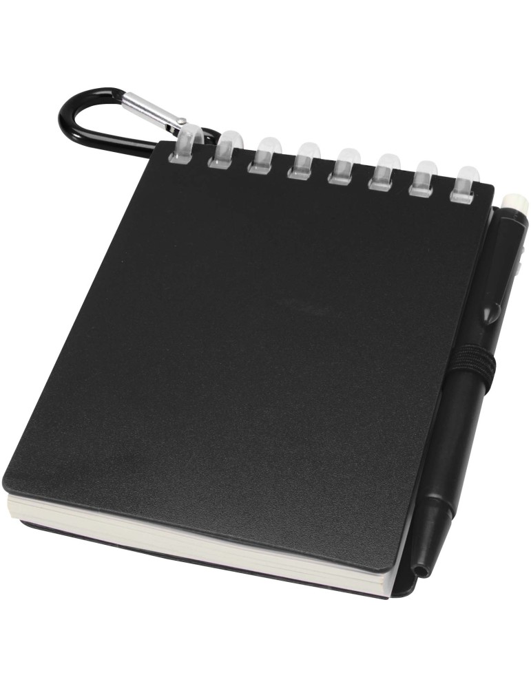Ensemble carnet souple d’extérieur recyclé et stylo bille (encre…