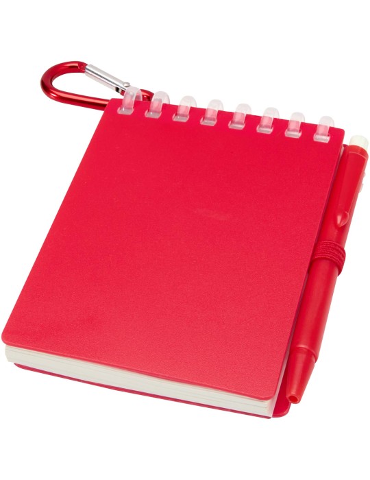 Ensemble carnet souple d’extérieur recyclé et stylo bille (encre…