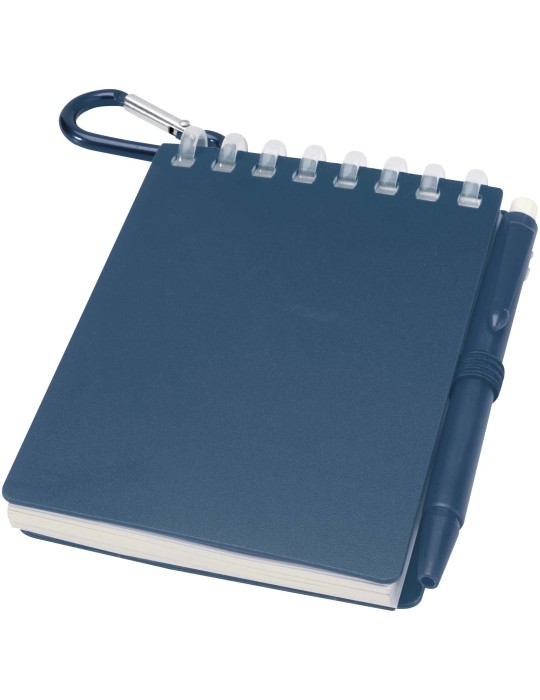 Ensemble carnet souple d’extérieur recyclé et stylo bille (encre…