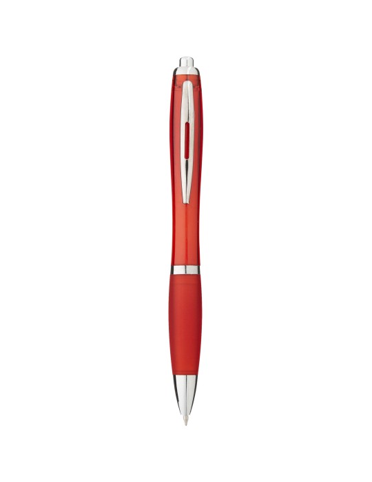 Stylo bille avec corps et grip colorés Nash (encre bleue)