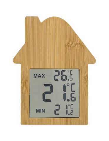 Station Météo Personnalisée en Bambou | Lane | Objets Publicitaires