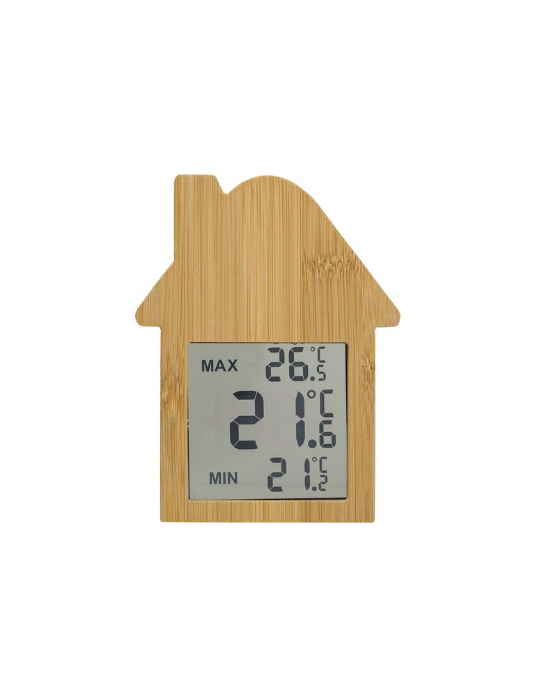 Station Météo Personnalisée en Bambou | Lane | Objets Publicitaires