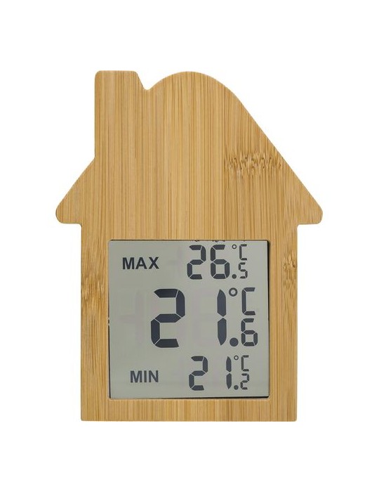 Station Météo Personnalisée en Bambou | Lane | Objets Publicitaires