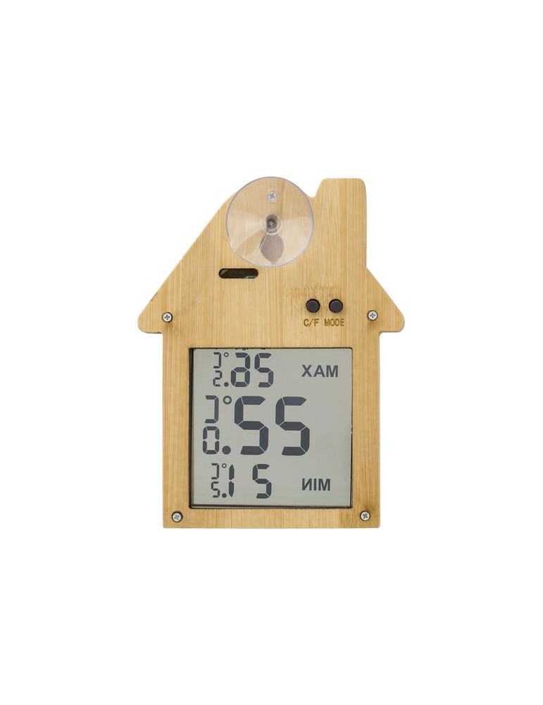 Station Météo Personnalisée en Bambou | Lane | Objets Publicitaires