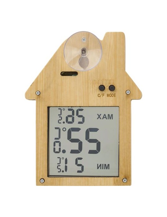 Station Météo Personnalisée en Bambou | Lane | Objets Publicitaires