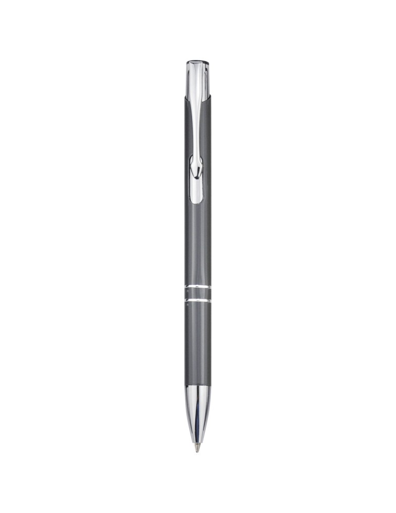 Stylo bille rétractable en aluminium Moneta (encre bleue)