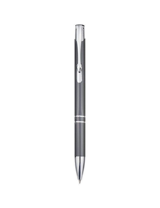 Stylo bille rétractable en aluminium Moneta (encre bleue)