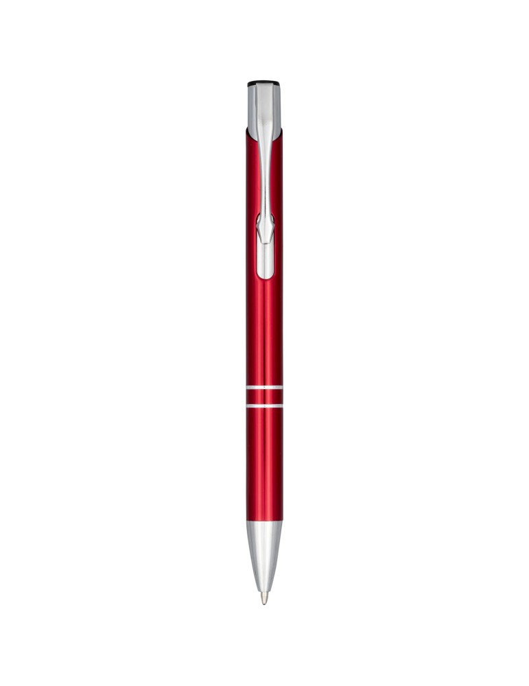 Stylo bille aluminium anodisé Moneta (encre bleue)