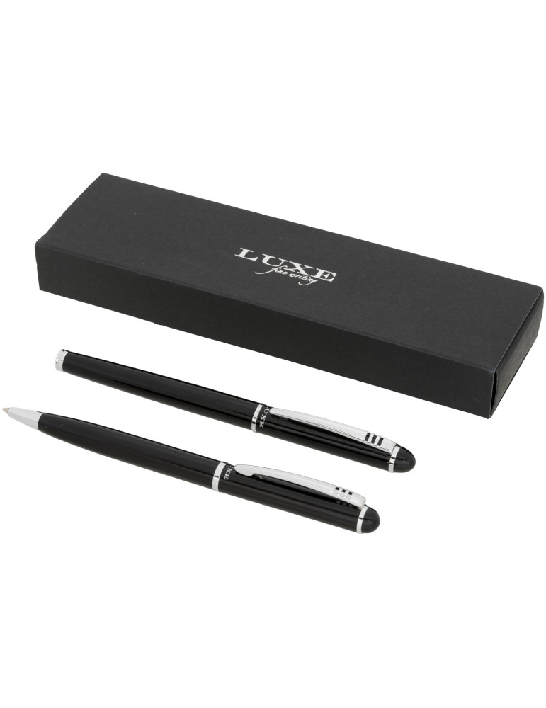 Parure Stylo bille et roller Andante (encre noire)