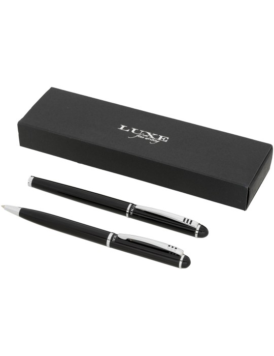 Parure Stylo bille et roller Andante (encre noire)