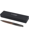 Stylo bille bois et laiton chromé, cadeau client | Loure