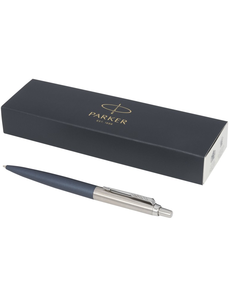 Stylo bille mat Jotter XL Parker avec finitions chrome (encre bleue)