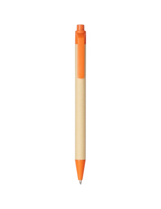 Stylo bille en carton recyclé et plastique de maïs Berk (encre noire)