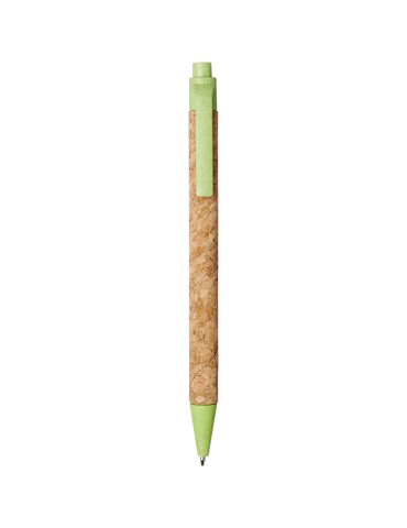 Stylo bille Midar en liège et paille de blé (encre noire)