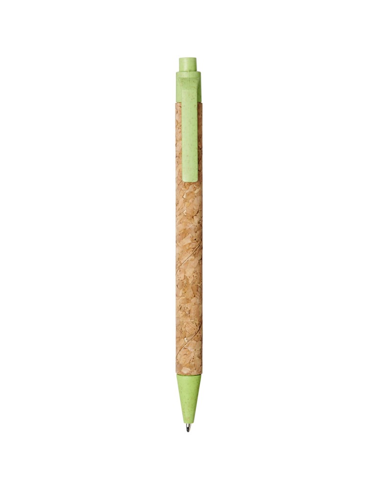 Stylo bille Midar en liège et paille de blé (encre noire)