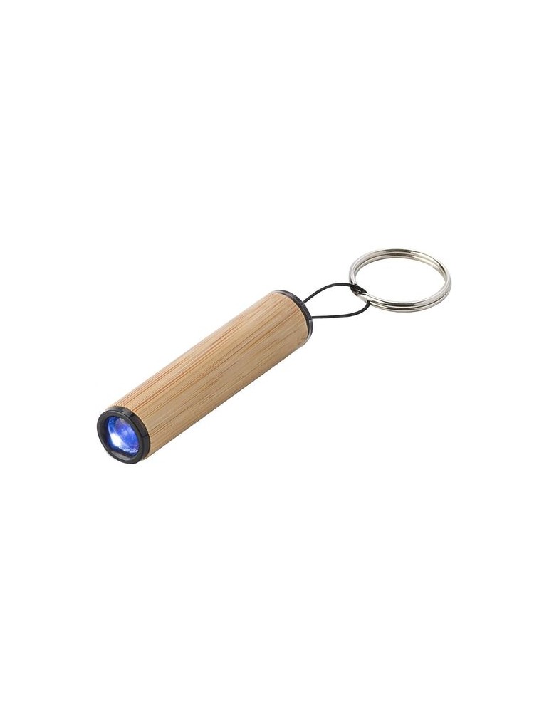 Porte-clés torche en bambou - Cadeau d'entreprise
