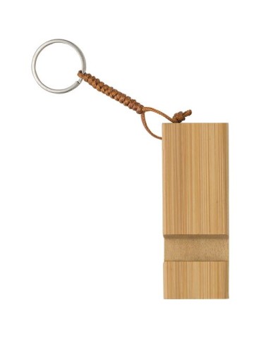 Support de téléphone en bambou Kian - Pratique