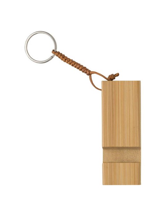 Support de téléphone en bambou Kian - Pratique
