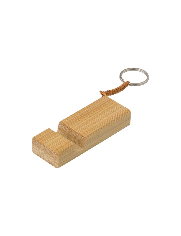 Support de téléphone en bambou Kian - Pratique