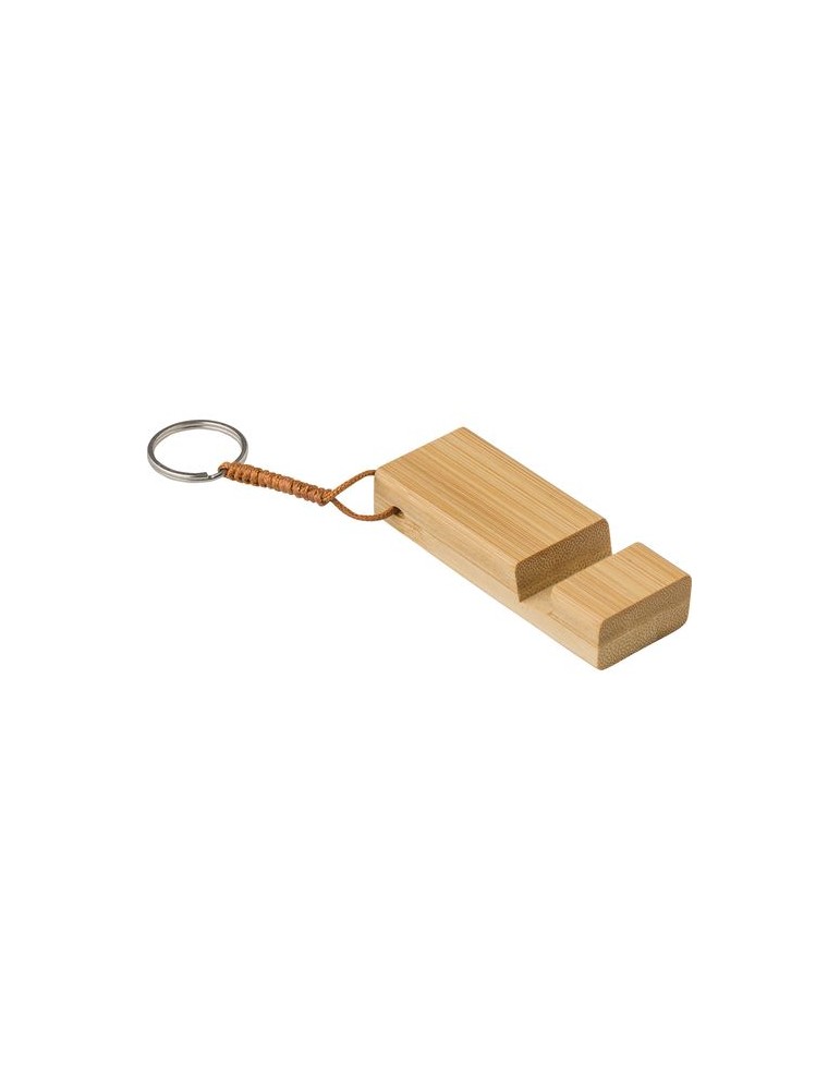 Support de téléphone en bambou Kian - Pratique