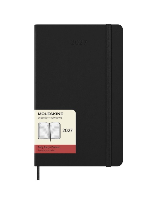 Agenda L quotidien 12 mois Moleskine à couverture rigide