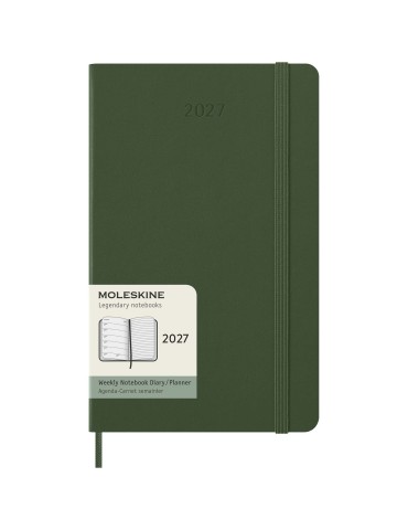 Agenda L hebdomadaire 12 mois Moleskine à couverture rigide