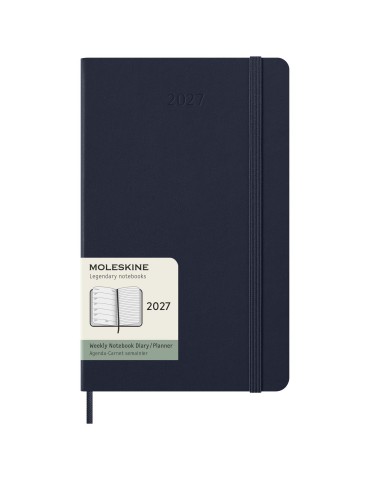 Agenda L hebdomadaire 12 mois Moleskine à couverture rigide 2
