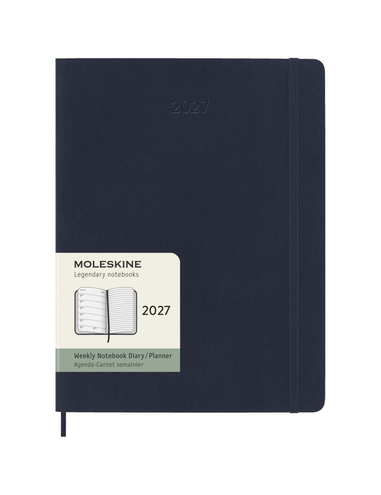 Agenda XL 12 mois Moleskine à couverture souple