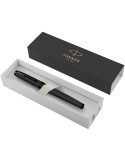 Stylo roller achromatique Parker IM publicitaire, encre noire