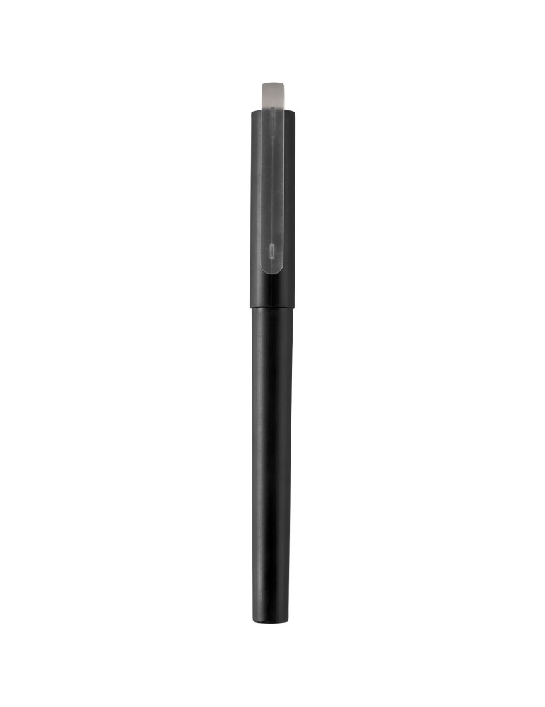 Stylo roller Mauna avec gel en PET recyclé (encre noire)