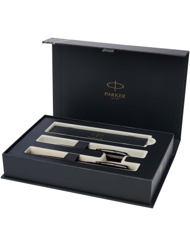 Parure IM avec stylo roller et stylo bille achromatiques Parker…