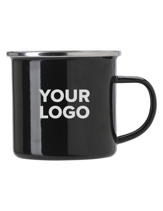 Mug Émaillé en Acier Inoxydable Jamaal Objets Publicitaires