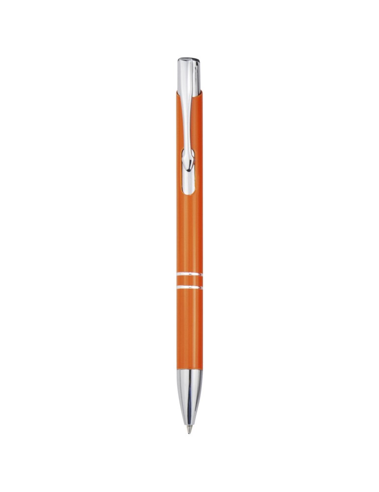 Stylo bille en aluminium recyclé Moneta (encre noire)