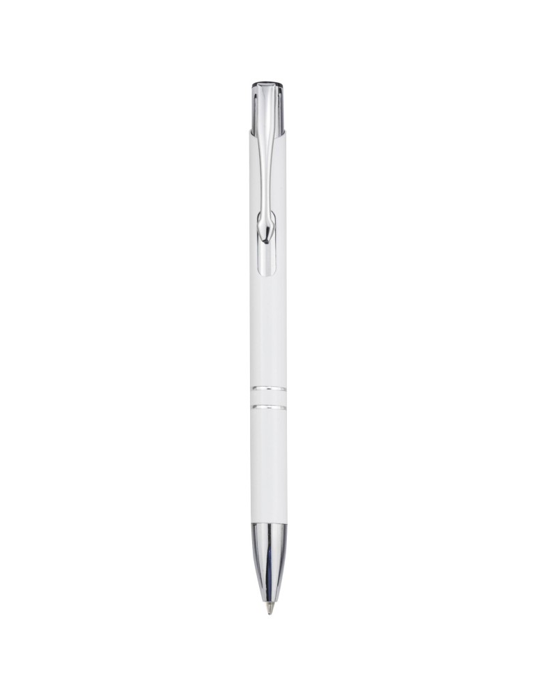 Stylo bille en aluminium recyclé Moneta (encre noire)