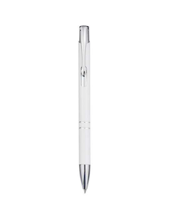 Stylo bille en aluminium recyclé Moneta (encre noire)