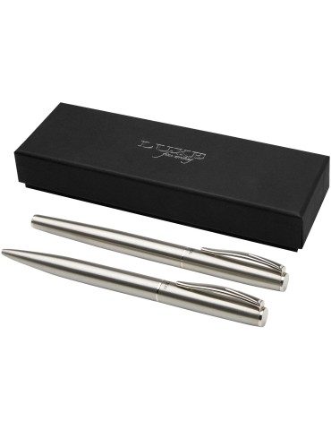 Ensemble de stylo bille et stylo roller Didimis en acier inoxydable…
