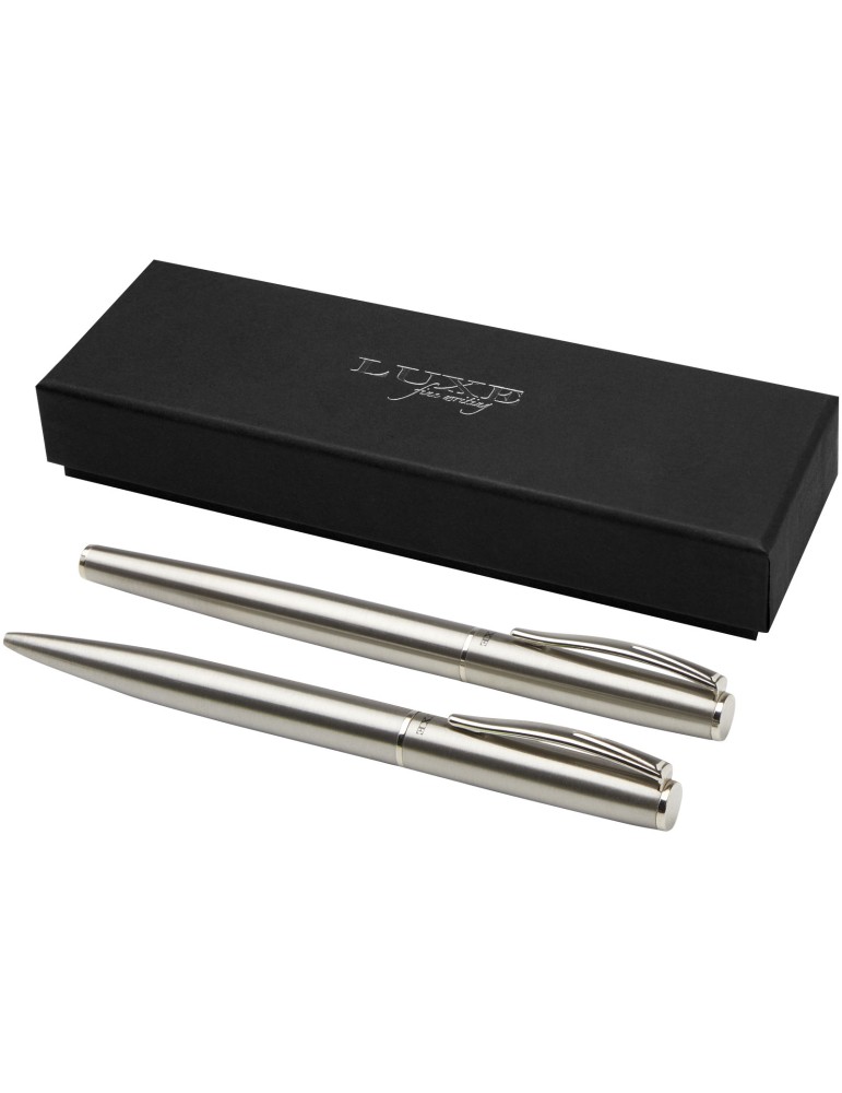 Ensemble de stylo bille et stylo roller Didimis en acier inoxydable…