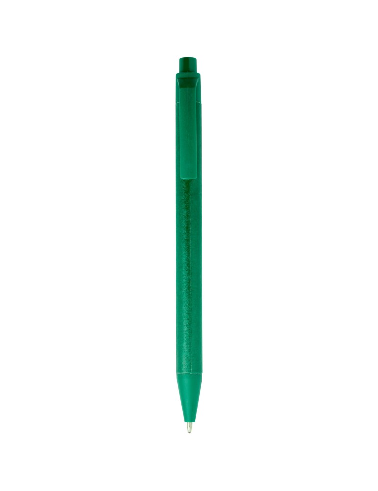 Stylo bille Chartik monochromatique en papier recyclé avec finition…