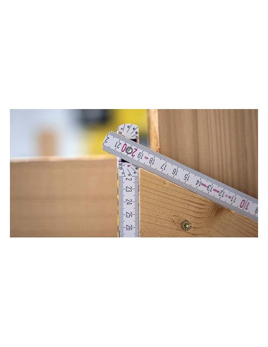 Mètre Pliant Personnalisé Stabila en Bois - Précision de 2m pas cher