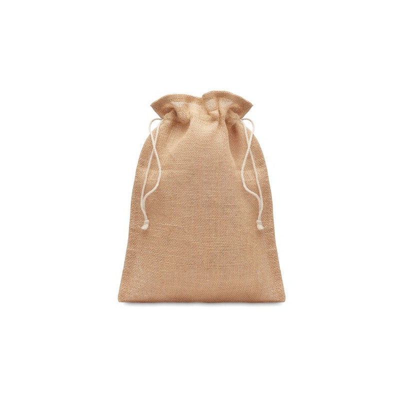Sac cadeau moyen en jute pratique et personnalisable - JUTE MEDIUM Matières : jute Couleurs : beige