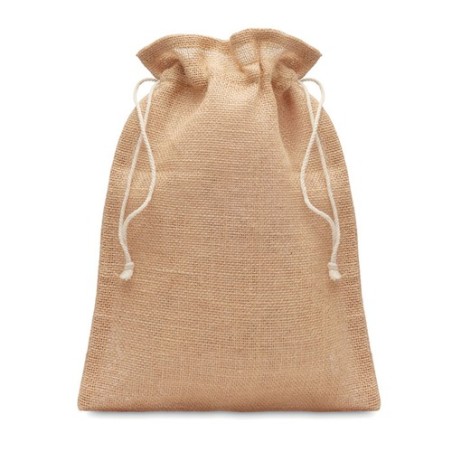 Sac cadeau moyen en jute pratique et personnalisable - JUTE MEDIUM Matières : jute Couleurs : beige