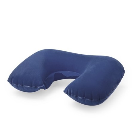 Coussin de Voyage Personnalisé - Traveller Matières : microfibre Couleurs : noir objet promotionnel éco-responsable