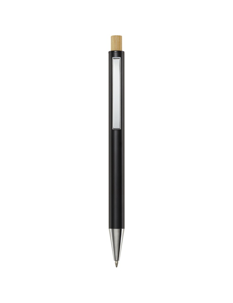 Stylo bille en aluminium recyclé Cyrus (encre bleue)