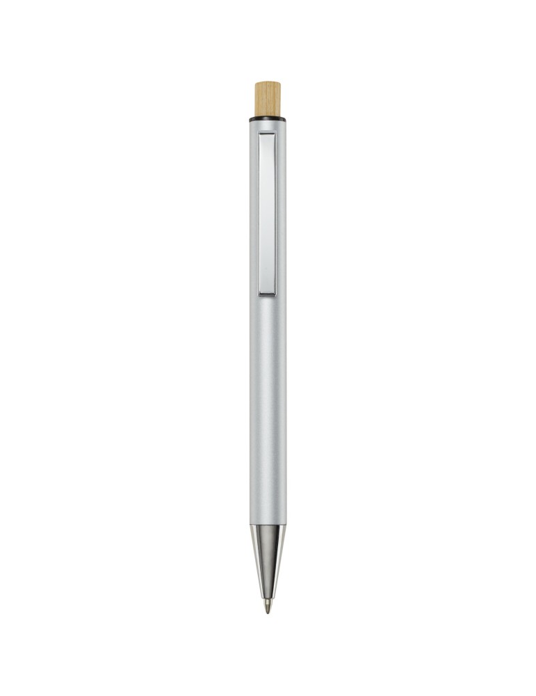 Stylo bille en aluminium recyclé Cyrus (encre bleue)