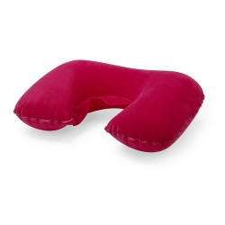 Coussin de Voyage Personnalisé - Traveller Matières : microfibre Couleurs : noir marquage couleur éclatante