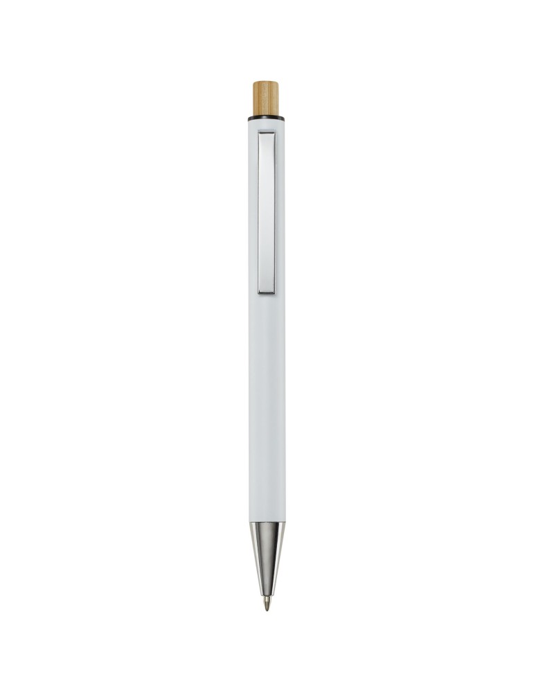 Stylo bille en aluminium recyclé Cyrus (encre bleue)