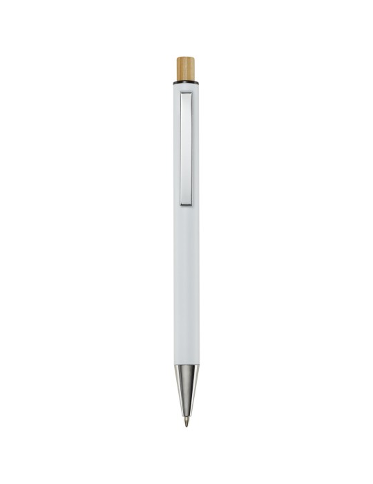 Stylo bille en aluminium recyclé Cyrus (encre bleue)