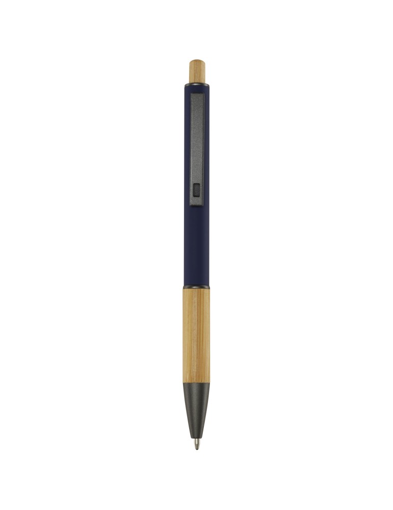 Stylo bille en aluminium recyclé Darius (encre bleue)