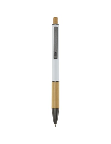 Stylo bille en aluminium recyclé Darius (encre noire)